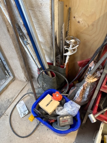 1389120-3 Stor mängd verktyg, borr, hålsågar