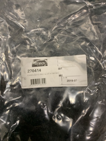 1464024-8 10 st förpackningar extraljuskablage