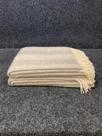 1464026-3 2 st Ullplädar Mel Simply Alaska, 140x200cm