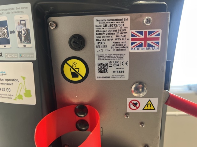 1420407-9 Skurmaskin - Numatic CRL8072/50T