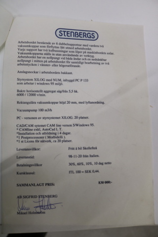 1416743-60 CNC Morbidelli Author 600K. Trä.