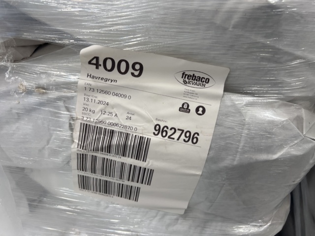 1420411-5 Parti med spannmål, utgånget datum