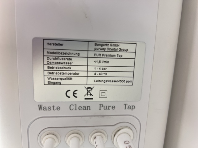 1420419-2 Vattenreningssystem - Bongartz PUR Premium Top