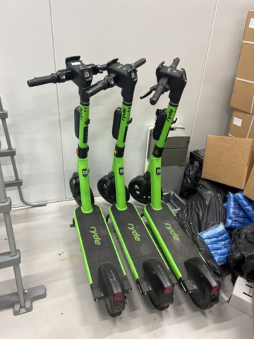 1420433-1 Elsparkcyklar 3 st - Ryde (Reservdelsobjekt)