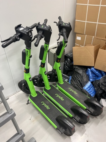 1420433-2 Elsparkcyklar 3 st - Ryde (Reservdelsobjekt)