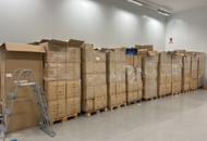 1420434 Skoskydd och dispensrar ca 20 pall