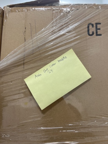 1420434-6 Skoskydd och dispensrar ca 20 pall