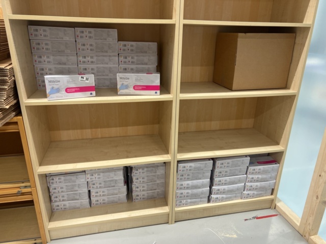 1420437-1 Samling med engångshandskar - Rubberex