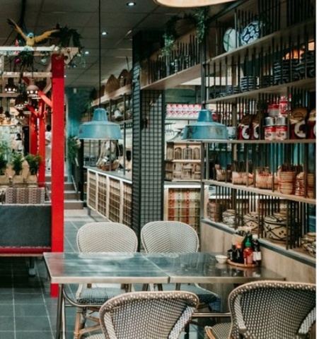 1464762-7 Caféstolar / Bistrostolar – 32 st – med dynor