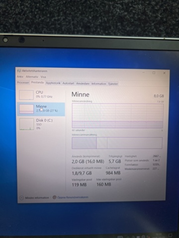 1384597-5 Laptop with charger - HP EliteBook with Intel Core i5, 8 GB RAM