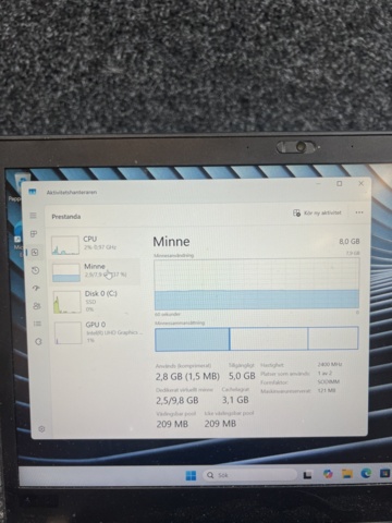 1384598-5 Laptop without charger - Lenovo ThinkPad T480s with Intel Core i5, 8 GB RAM