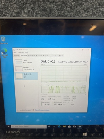 1384599-7 Laptop with charger - Lenovo ThinkPad Yoga 260 with Intel Core i5, 8 GB RAM