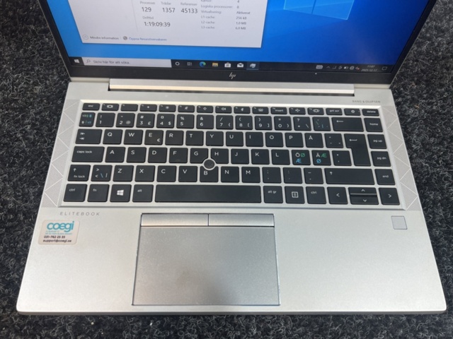 1384600-2 Bärbar dator med laddare - HP EliteBook 840 G7 med Intel Core i5, 8 GB RAM, 256 GB SSD
