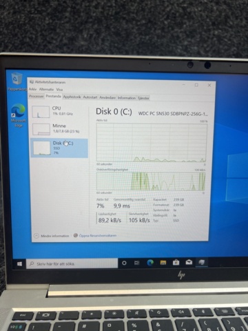 1384600-5 Bärbar dator med laddare - HP EliteBook 840 G7 med Intel Core i5, 8 GB RAM, 256 GB SSD