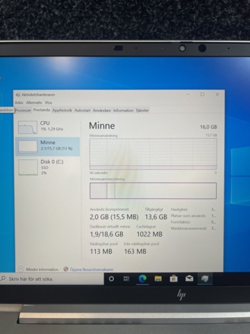 1384603-5 Bärbara datorer 2 st utan laddare - HP EliteBook 840 G8 med Intel Core i5, 16 GB RAM