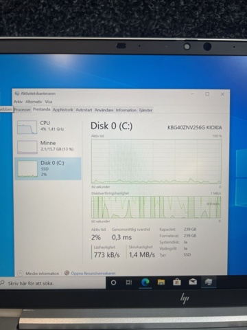 1384603-6 Bärbara datorer 2 st utan laddare - HP EliteBook 840 G8 med Intel Core i5, 16 GB RAM