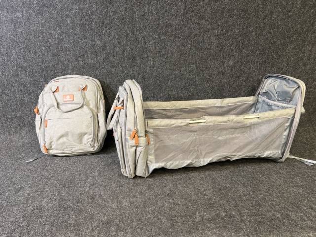 1464804-2 2 st Smooschyy Babyväskor med skötbord, Grå