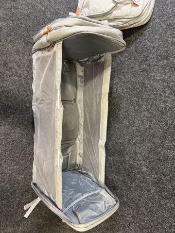 1464804-6 2 st Smooschyy Babyväskor med skötbord, Grå