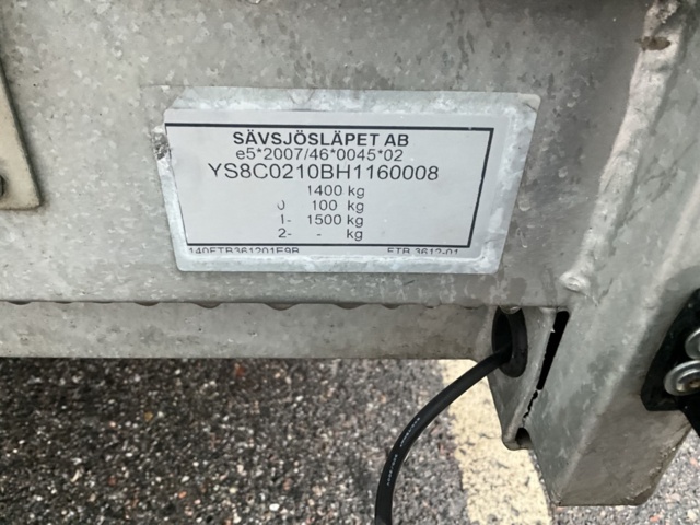 1407291-12 Tipper trailer Sävsjösläpet -2017