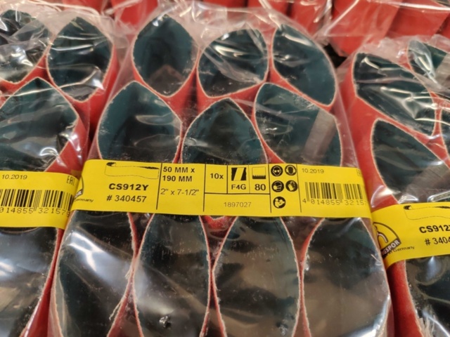 1464834-3 240 st Slipband Klingspor CS912Y 50x190 mm