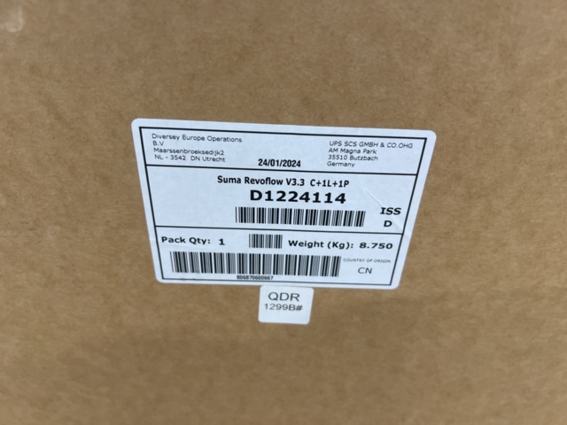 1464835-6 5 dosing stations, Diversey suma revoflow,