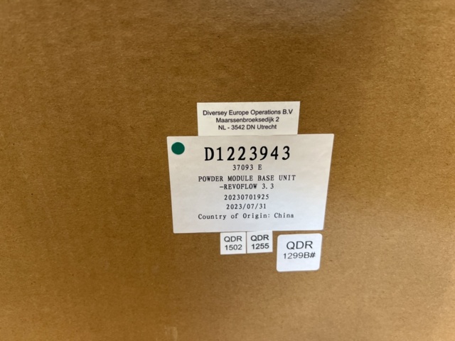 1464835-12 5 dosing stations, Diversey suma revoflow,