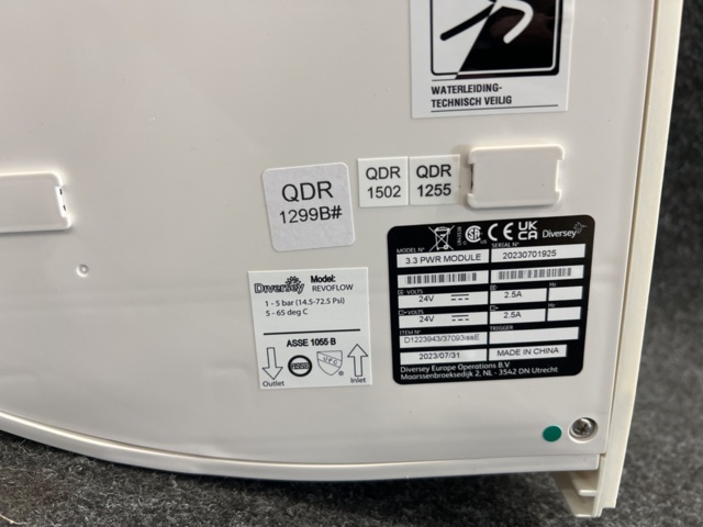 1464835-14 5 dosing stations, Diversey suma revoflow,