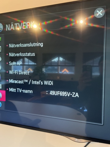 1384615-3 Smart TV 49" with remote control - LG model 49UF695V-ZA