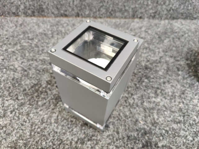 1464833-2 2 pcs Wall luminaires Lightab Stela Square Up and Downlight IP44 Anthracite