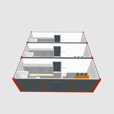 1407136-62 Containerbodar 5 st