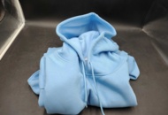 1465001 Hoodie, 5 st – ljusblå, stl XS