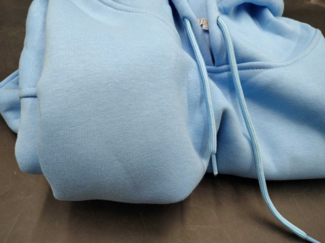 1465001-2 Hoodie, 5 st – ljusblå, stl XS