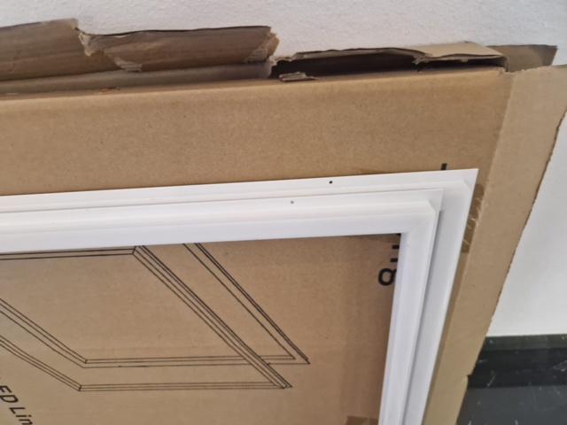 1465096-6 New/unused frame-illuminated LED panels 10 pcs - 600x600 mm - Shipping included