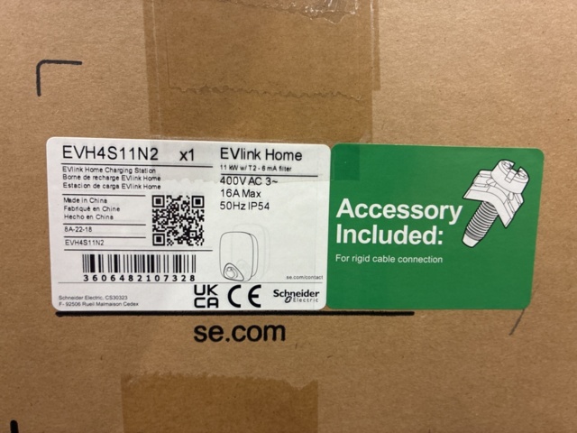 1465131-3 Charging box Schneider Electric Evlink home 11KW T2