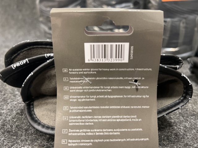 1465329-5 30 pcs Work gloves Prof Artic job, size 9