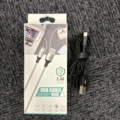 1465543-1 5 st Nylon Lightning Kabel USB-A Svart 1 meter - Fri frakt