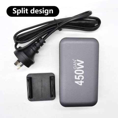 1465637-3 Charging station GaN 450W – 8 ports (USB-C & USB-A) – Fast charging- Free shipping