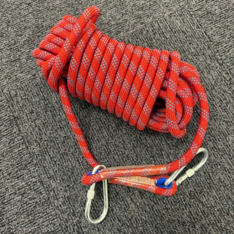 1465666-1 Climbing rope / Safety rope 15m Red - 1500 kg - Free shipping
