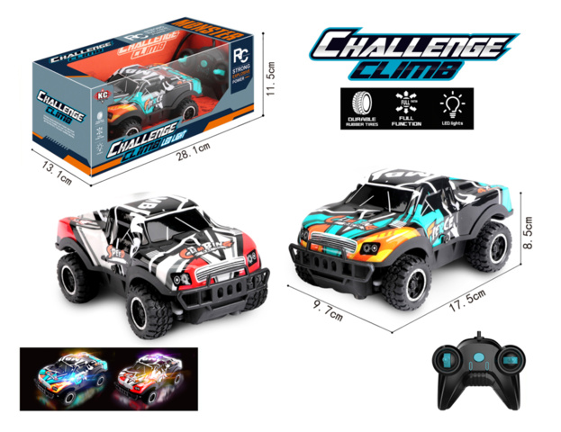 1465685-3 2 pcs Radio Controlled Mini Off-Road Pickup Turquoise - Free shipping