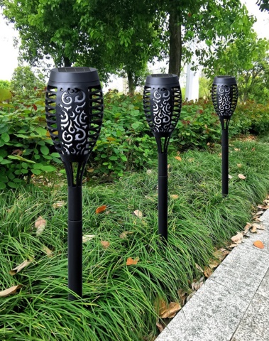 1465748-3 10 pcs LED Garden Torches with Flaming Light - Free Shipping