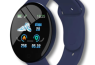 1465771 4 pcs Smartwatch Macaron Dark Blue - Free shipping