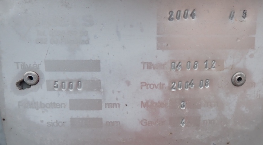 1462442-6 Dieseltank med pump