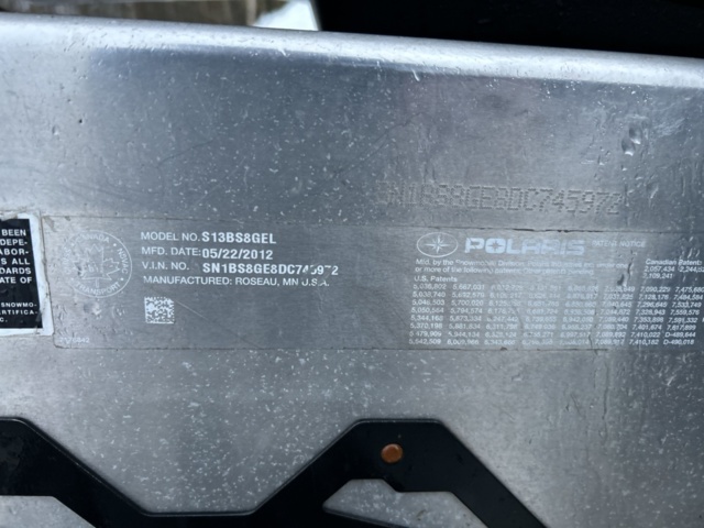 1435592-15 Snowmobile Polaris Switchback PRO R 800 -2013