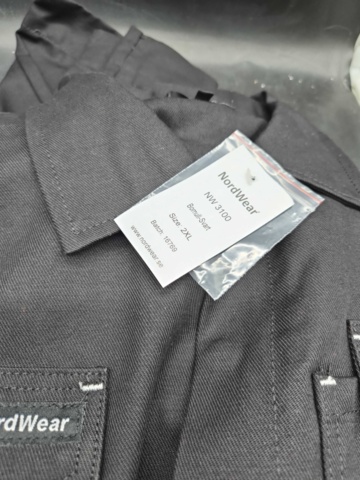 1407604-3 Work overalls, 4 pcs, NordWear, cotton, black, size 2XL