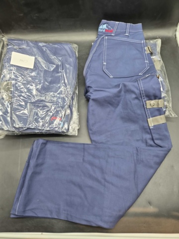 1407605-1 Work trousers, 5 pcs, C146 – NordWear, blue, reinforced seams