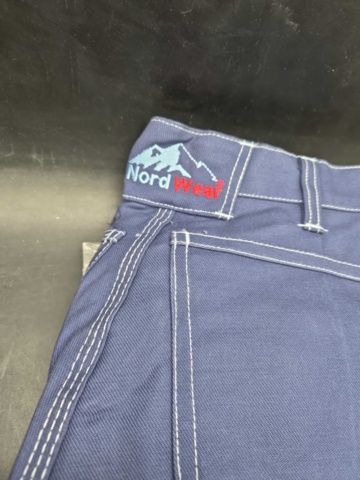 1407605-2 Work trousers, 5 pcs, C146 – NordWear, blue, reinforced seams