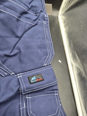 1407605-4 Work trousers, 5 pcs, C146 – NordWear, blue, reinforced seams