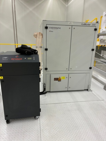 1370579-16 Laser marking systems 6 units with fume extraction filters - Cadcamatic Foilmarker 1000  / DS2