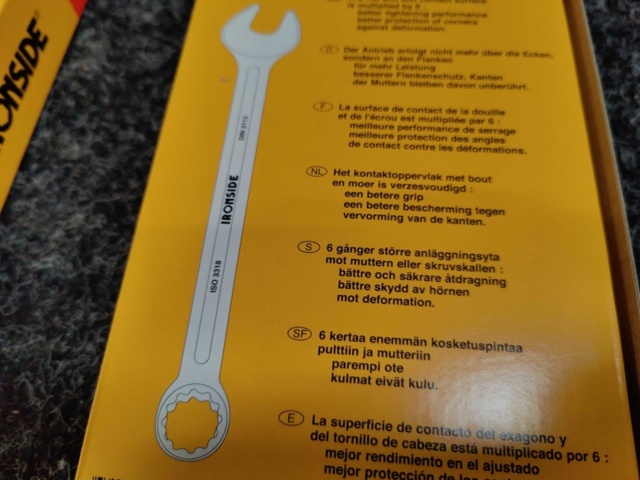 1466222-3 2 sets of Fixed ring spanners Ironside 8-22 mm