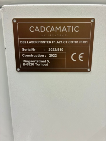 1370579-23 Laser marking systems 6 units with fume extraction filters - Cadcamatic Foilmarker 1000  / DS2